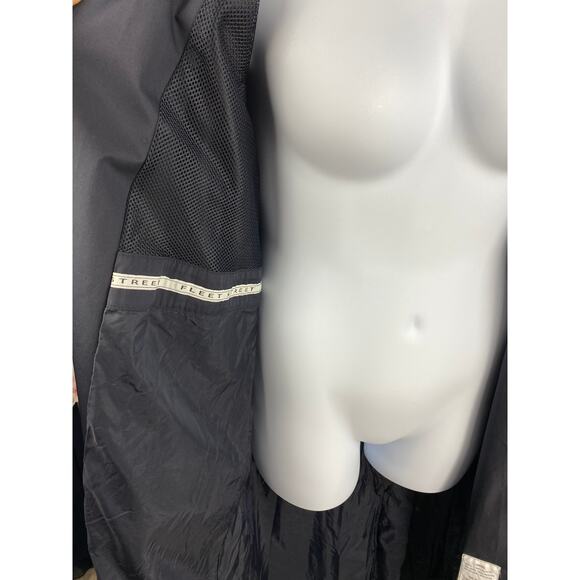 Fleet Street Full Length Trench Coat Black 10 - Picture 9 of 10